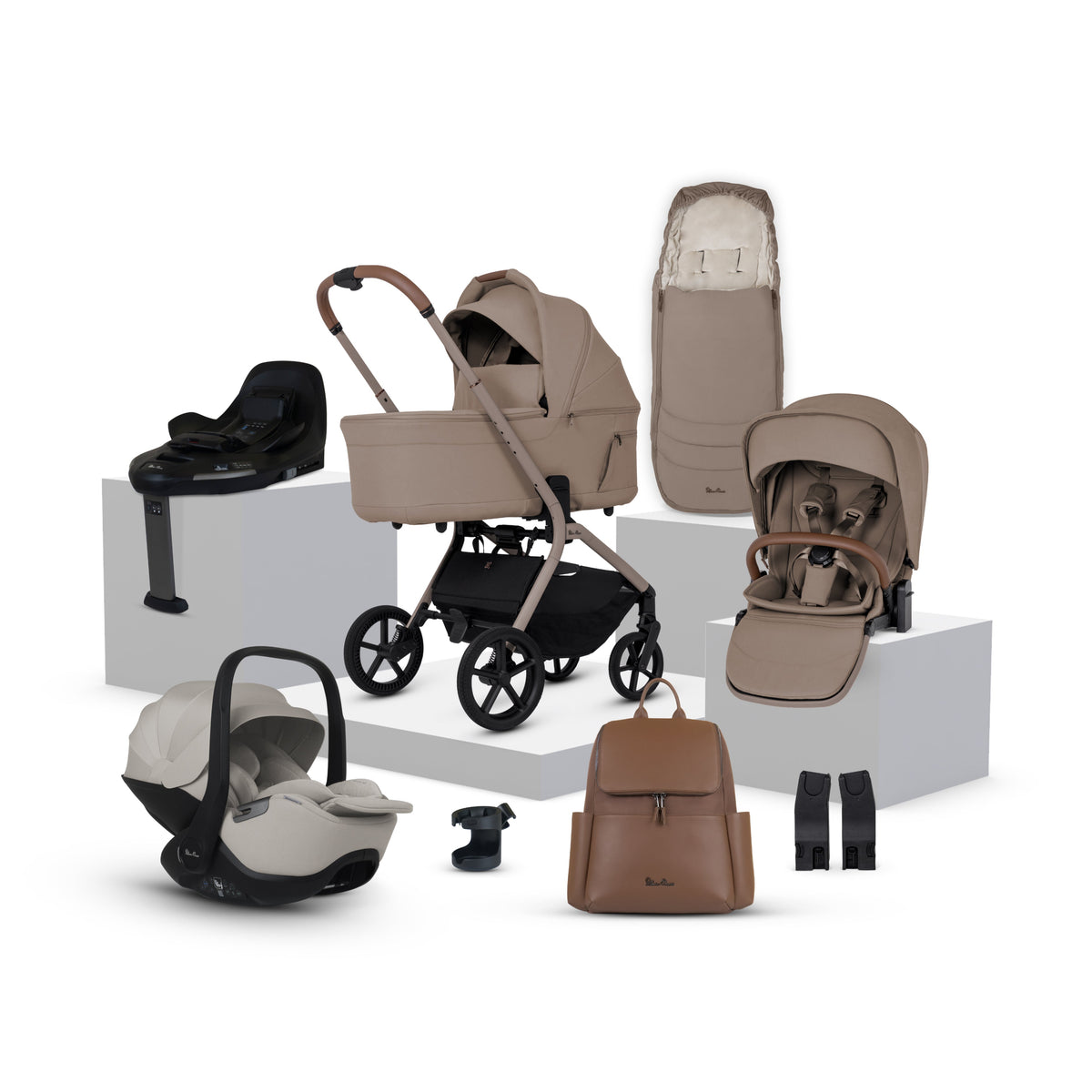 Breez Champagne ferðakerfi 360 bundle 12 hlutir – Silver Cross Iceland
