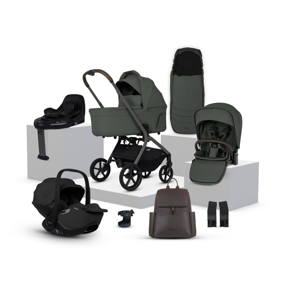 Breez Pewter ferðakerfi 360 bundle 12 hlutir – Silver Cross Iceland
