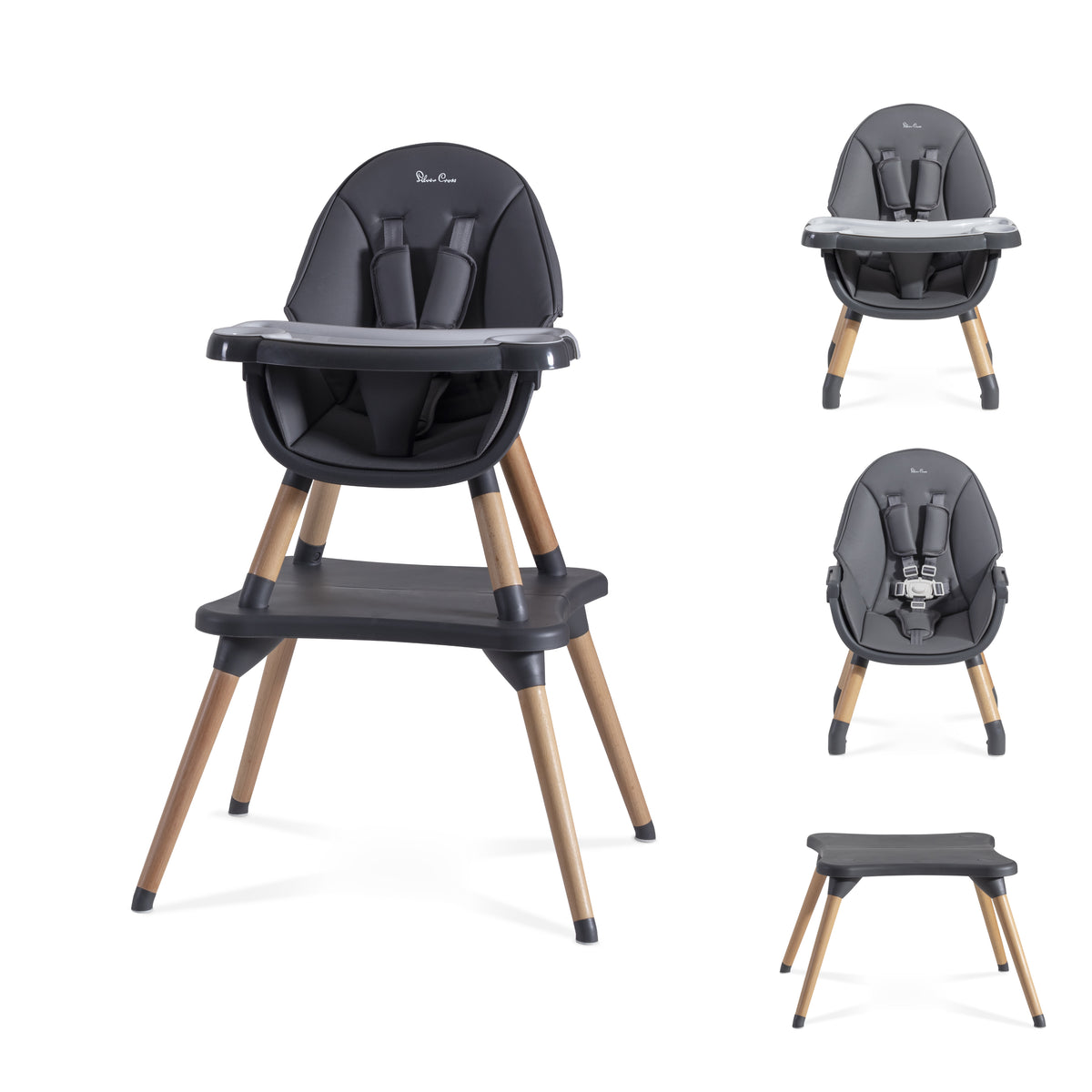 Eat&Play™ 4-in-1 matarstóll Graphite