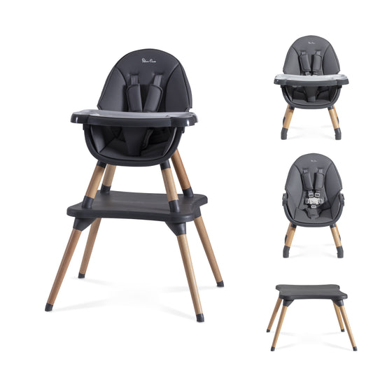 Eat&Play™ 4-in-1 matarstóll Graphite