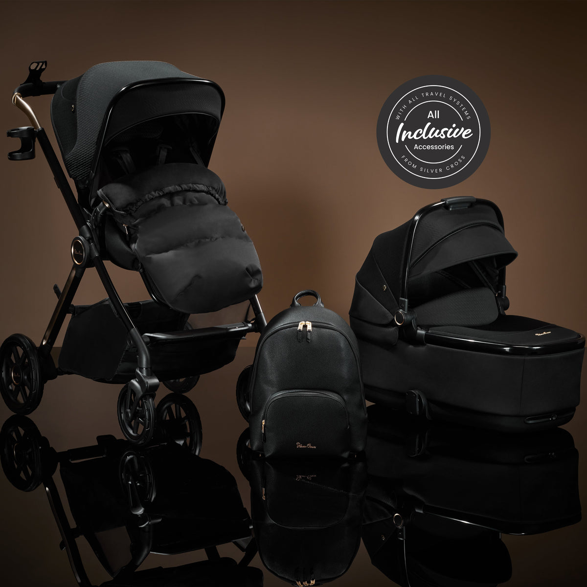 Reef 2 SPECIAL EDITION Espresso ferðakerfi fullkominn 360 ungbarnaburðarstóll – Silver Cross Iceland
