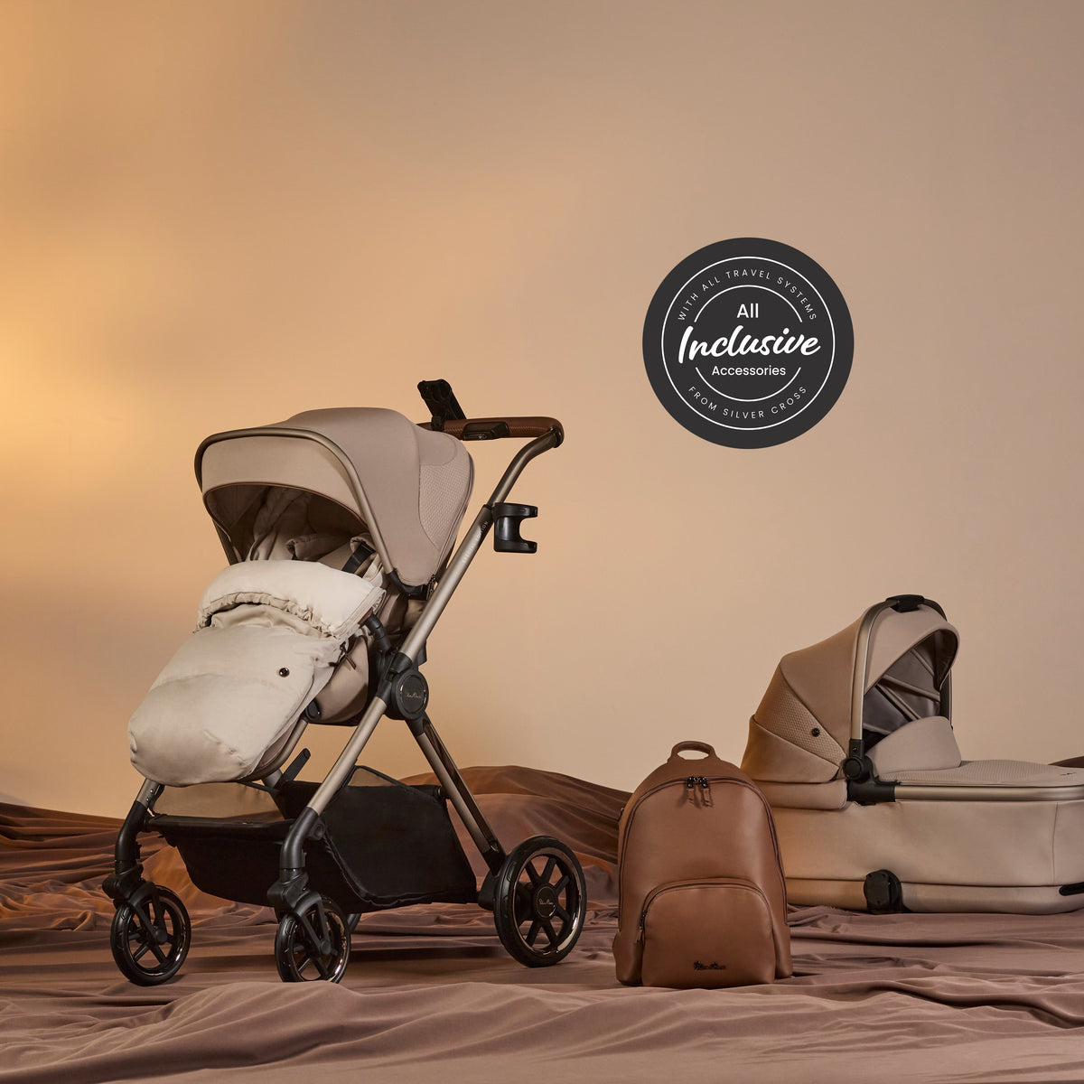 Reef 2 SPECIAL EDITION Frappe ferðakerfi fullkominn 360 ungbarnaburðarpakki – Silver Cross Iceland
